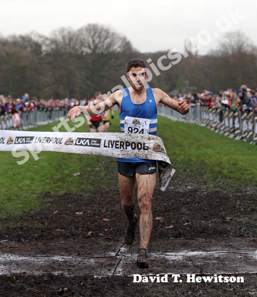 Jonathan Taylor (Morpeth) winning the 2012 McCain Liverpool Challenge. 